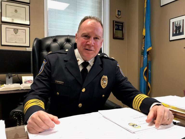 Chief Tracy in Wilmington office